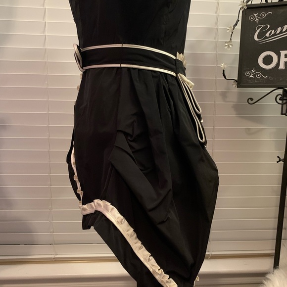 Bebe steampunk neo Victorian belted bustle jacket - Picture 10 of 12